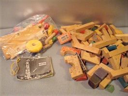 ‼️nun = 8.- Fr. !!‼️HOLZ Spielzeug 50iger Gebrauch`anl. Buch